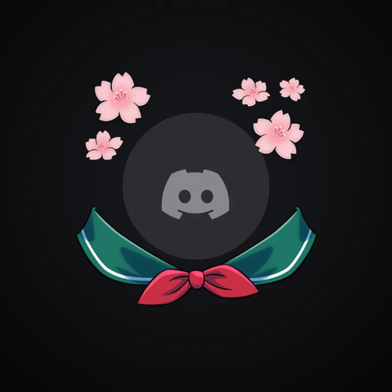 Discord Sakura Scholar Avatar Decoration 🎁 | Gift Link | Instant & Safe