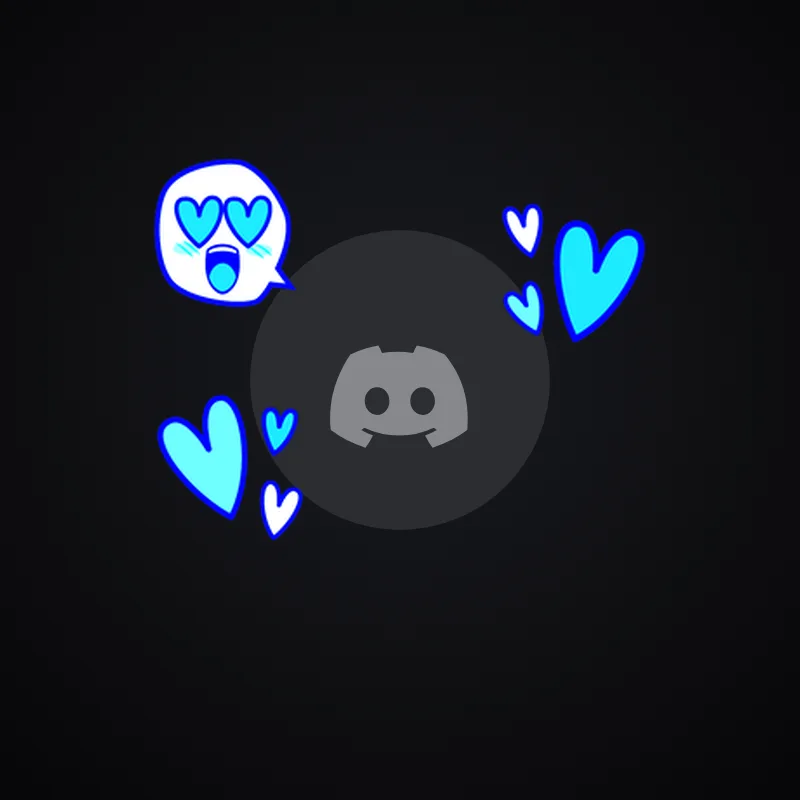 Discord In Love (Blue) Avatar Decoration 🎁 | Gift Link | Instant & Safe