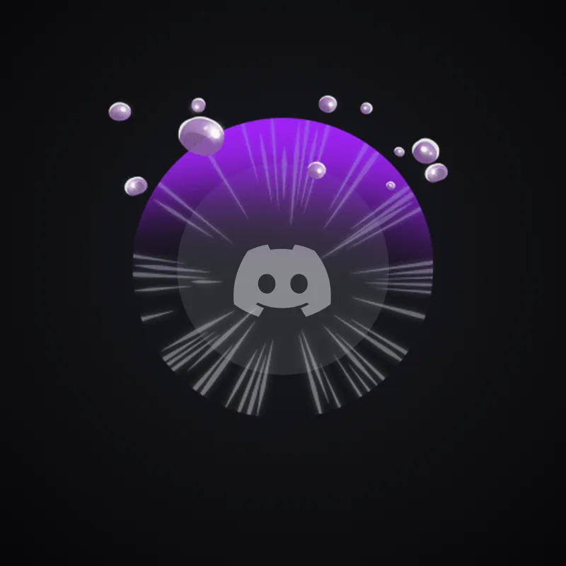 Discord In Tears (Purple) Avatar Decoration 🎁 | Gift Link | Instant & Safe