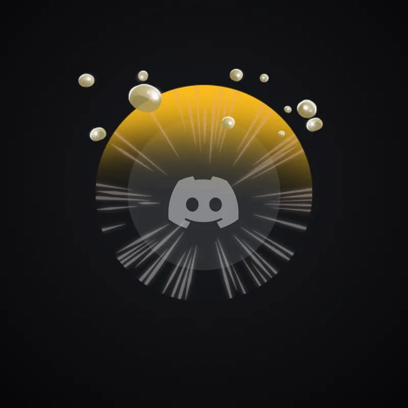 Discord In Tears (Yellow) Avatar Decoration 🎁 | Gift Link | Instant & Safe