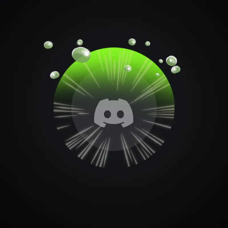 Discord In Tears (Green) Avatar Decoration 🎁 | Gift Link | Instant & Safe