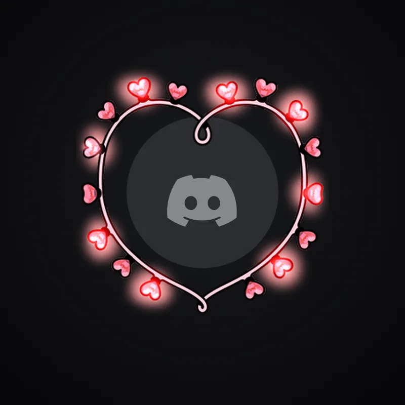 Discord Heartstrings (Red) Avatar Decoration 🎁 | Gift Link | Instant & Safe