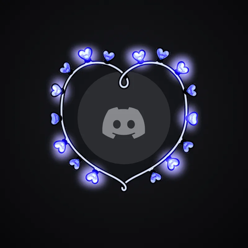 Discord Heartstrings (Blue) Avatar Decoration 🎁 | Gift Link | Instant & Safe
