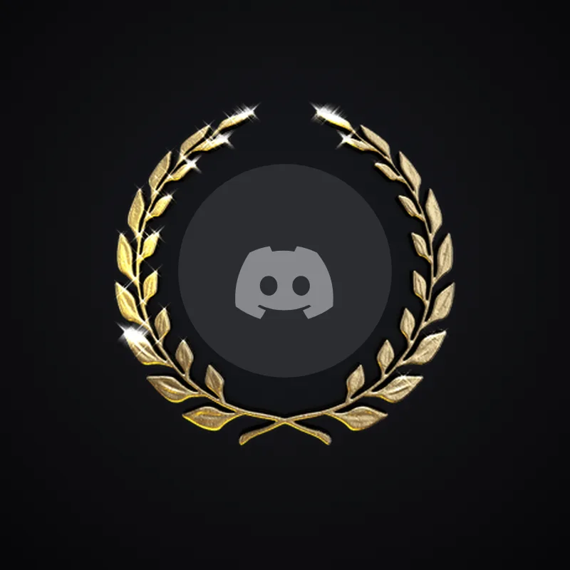Discord Gold Laurel Wreath Avatar Decoration 🎁 | Gift Link | Instant & Safe