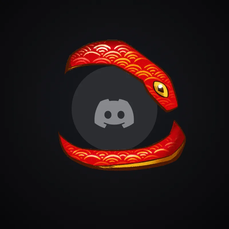 Discord Snake's Hug Avatar Decoration 🎁 | Gift Link | Instant & Safe