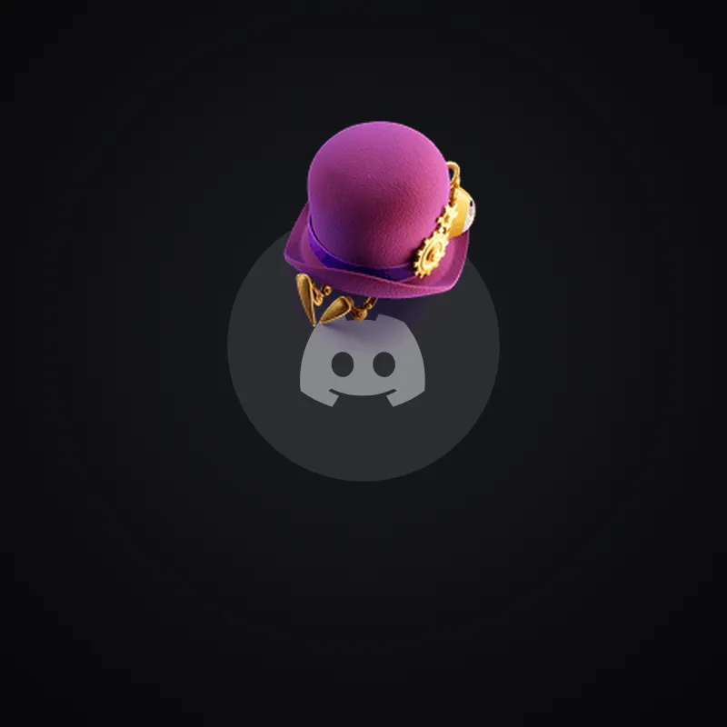 Discord Bowler Hat Avatar Decoration 🎁 | Gift Link | Instant & Safe