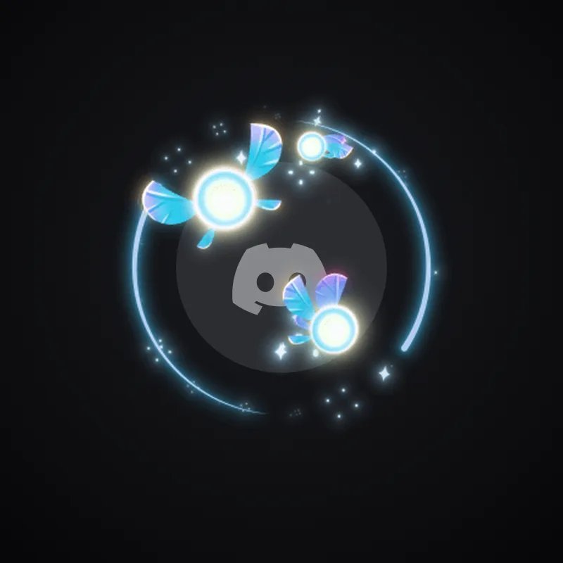 Discord Fairy Sprites (Blue) Avatar Decoration 🎁 | Gift Link | Instant & Safe