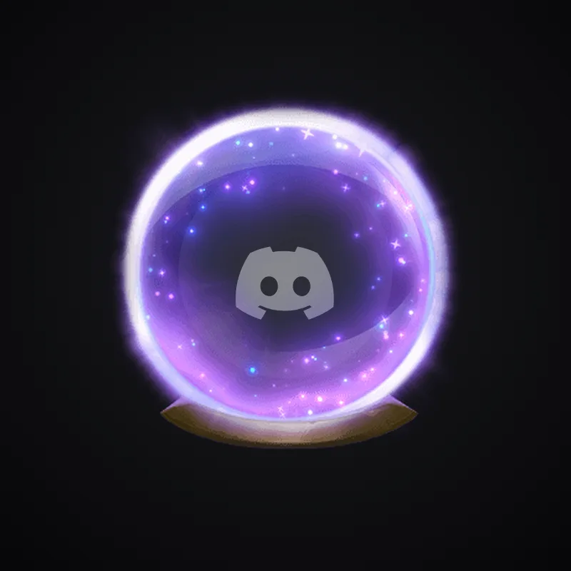 Discord Crystal Ball (Purple) Avatar Decoration 🎁 | Gift Link | Instant & Safe