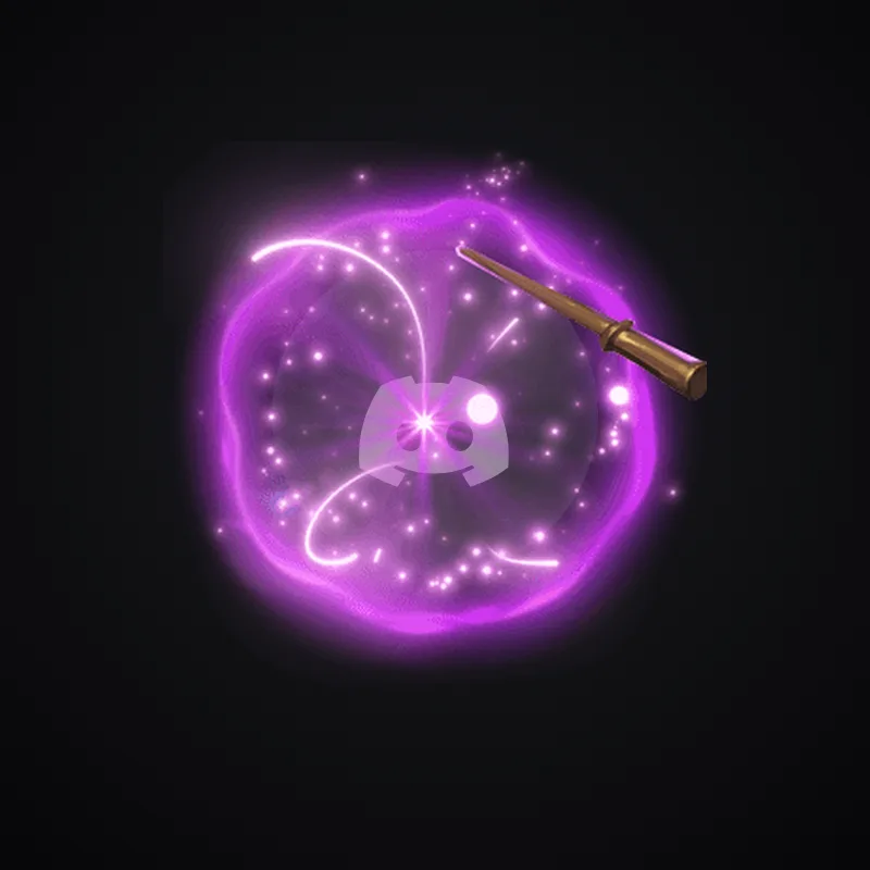 Discord Magical Wand (Purple) Avatar Decoration 🎁 | Gift Link | Instant & Safe