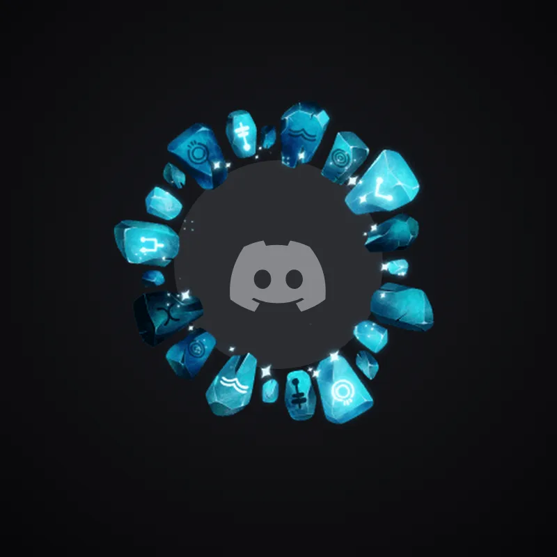 Discord Glowing Runes Avatar Decoration 🎁 | Gift Link | Instant & Safe