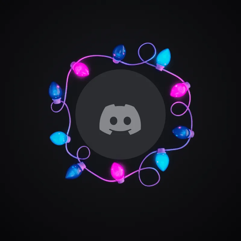 Discord String Lights Avatar Decoration 🎁 | Gift Link | Instant & Safe