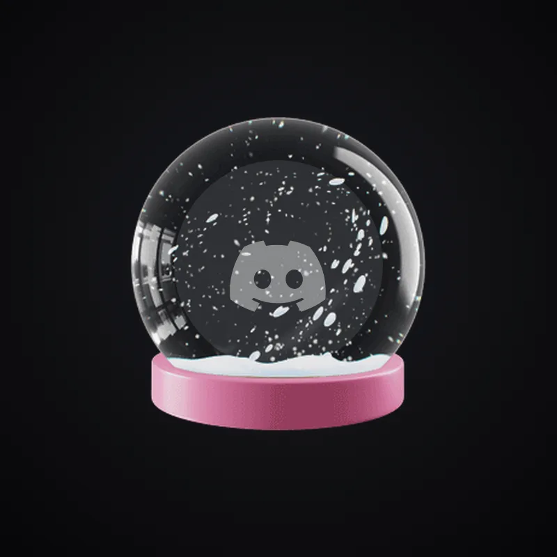 Discord Snowglobe (Pink) Avatar Decoration 🎁 | Gift Link | Instant & Safe