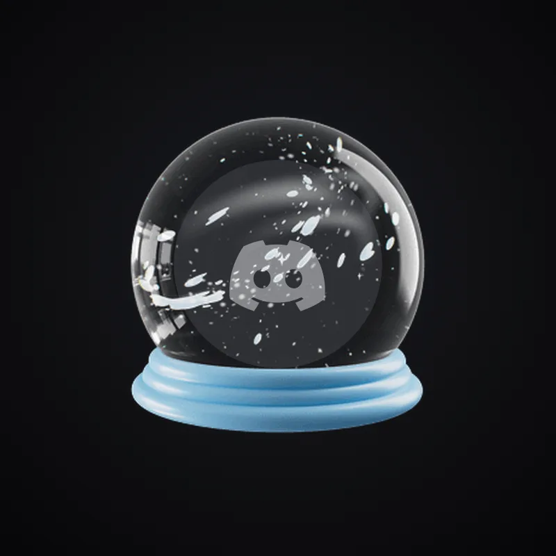 Discord Snowglobe (Blue) Avatar Decoration 🎁 | Gift Link | Instant & Safe