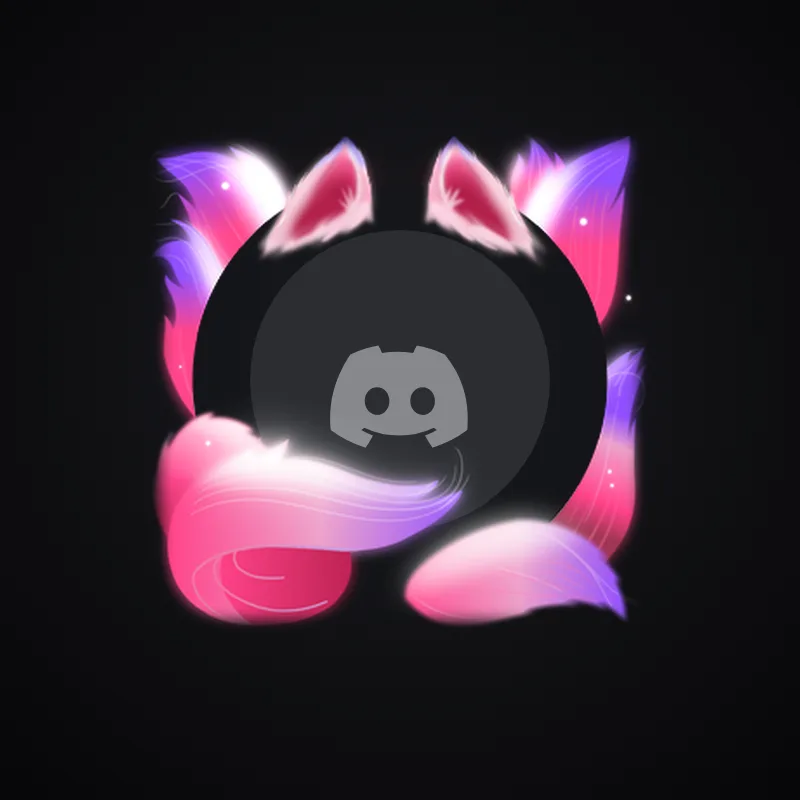 Discord Kitsune Avatar Decoration 🎁 | Gift Link | Instant & Safe