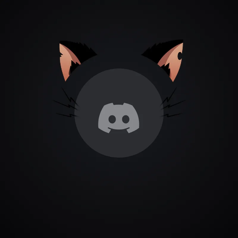 Discord Spooky Cat Ears Avatar Decoration 🎁 | Gift Link | Instant & Safe