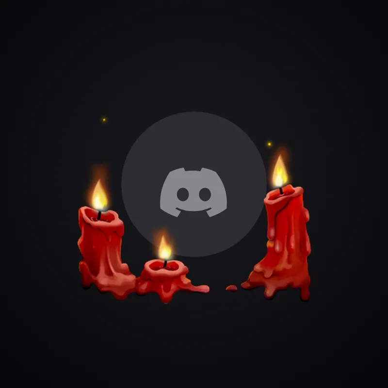 Discord Crimson Candlelight Avatar Decoration 🎁 | Gift Link | Instant & Safe