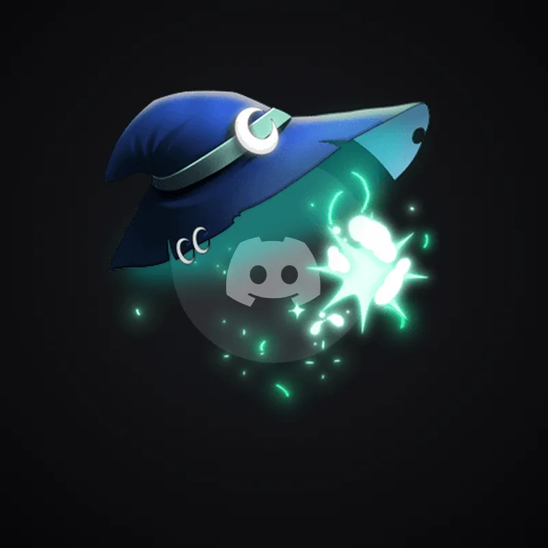Discord Midnight Witch Hat Avatar Decoration 🎁 | Gift Link | Instant & Safe