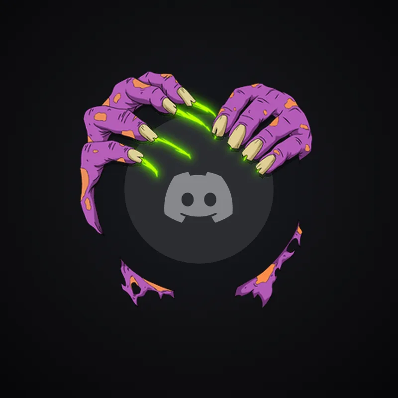 Discord Zombie Food (Purple) Avatar Decoration 🎁 | Gift Link | Instant & Safe
