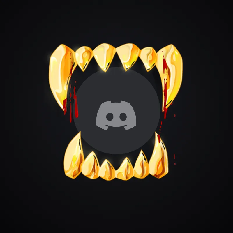 Discord Bloodthirsty (Gold) Avatar Decoration 🎁 | Gift Link | Instant & Safe