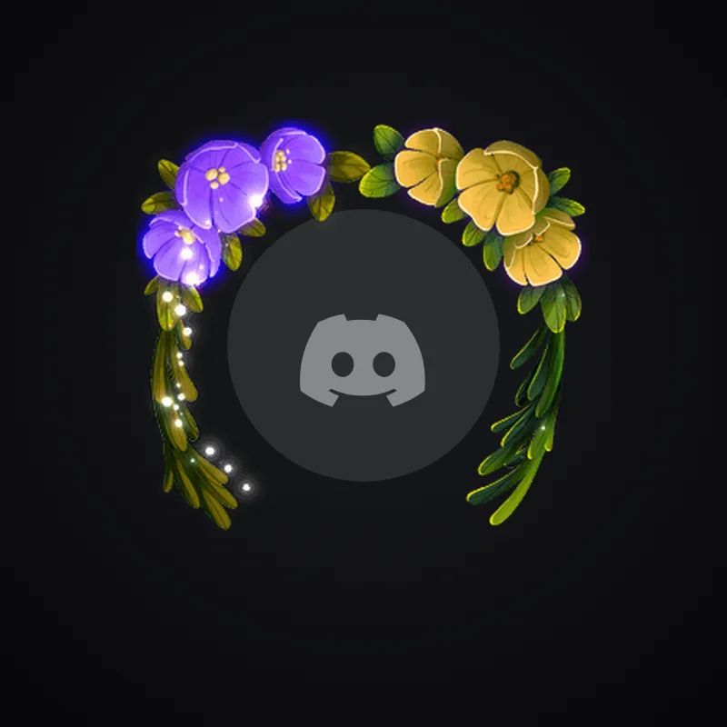 Discord Floral Harmony (Sunburst) Avatar Decoration 🎁 | Gift Link | Instant & Safe