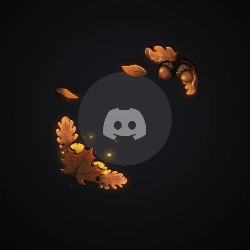 Discord Fall Leaves Avatar Decoration 🎁 | Gift Link | Instant & Safe