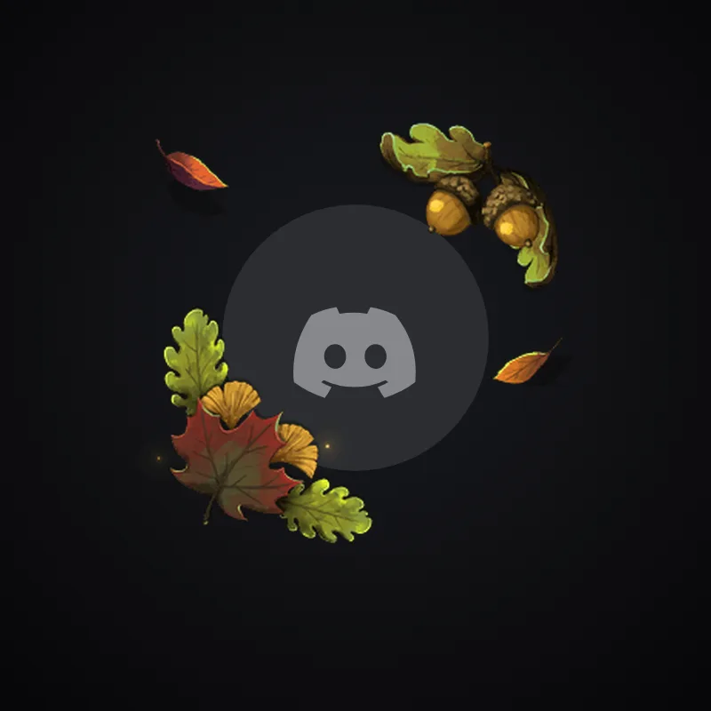 Discord Woodland Leaves Avatar Decoration 🎁 | Gift Link | Instant & Safe