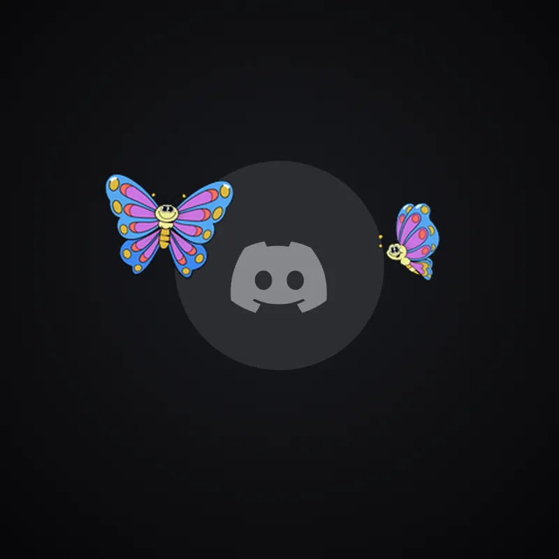 Discord Butterflies Avatar Decoration 🎁 | Gift Link | Instant & Safe