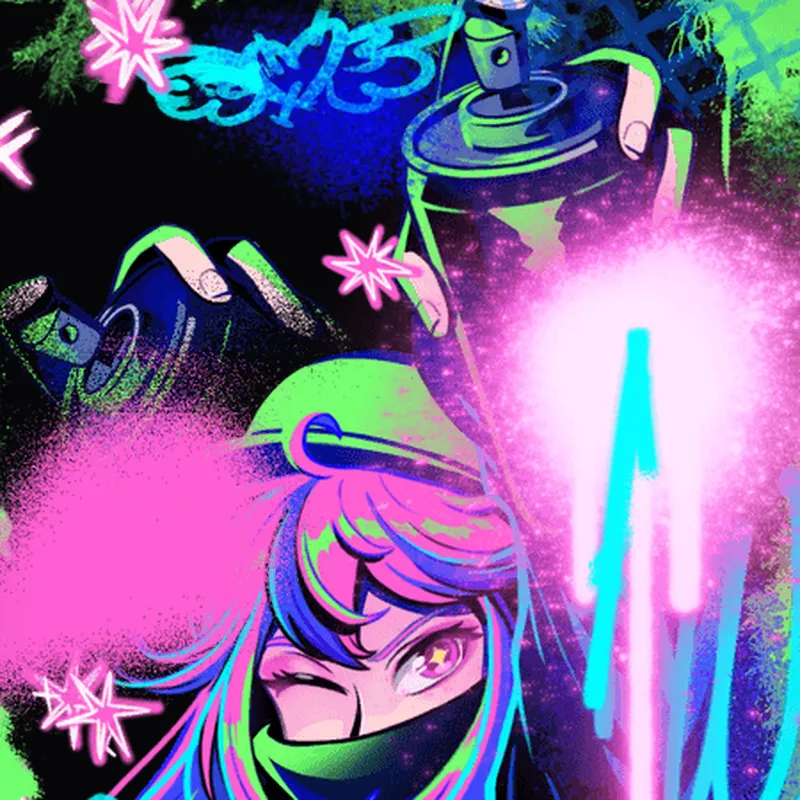 Discord Spray Doodles (Artist) Profile Effect 🎁 | Animated | Gift Link | Instant