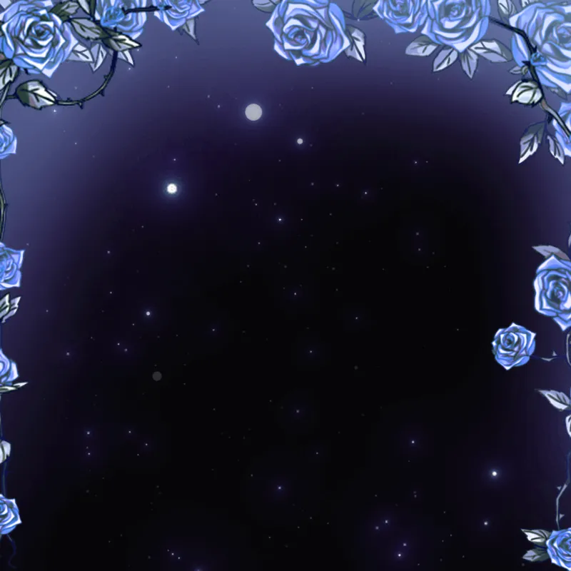 Discord Dark Roses (Blue) Profile Effect 🎁 | Animated | Gift Link | Instant