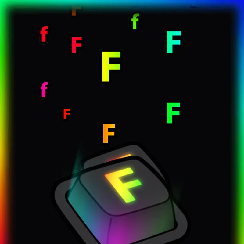 Discord F in Chat (Black) Profile Effect 🎁 | Animated | Gift Link | Instant