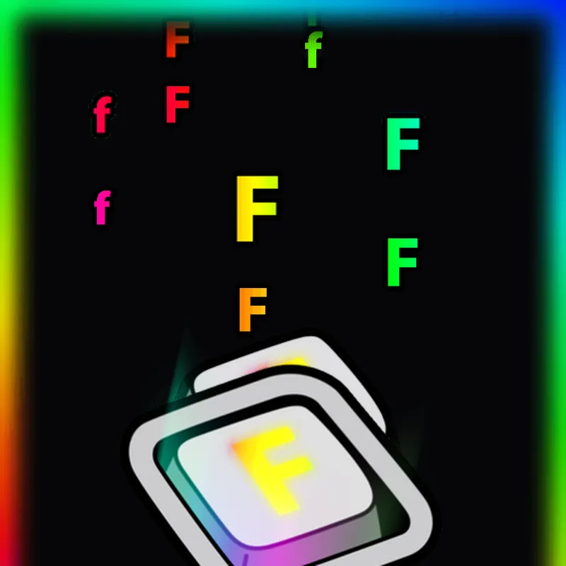 Discord F in Chat (White) Profile Effect 🎁 | Animated | Gift Link | Instant