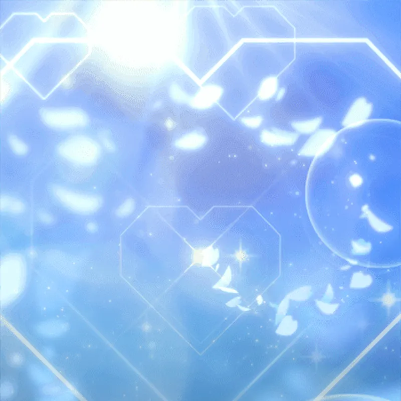 Discord Magic Hearts (Blue) Profile Effect 🎁 | Animated | Gift Link | Instant