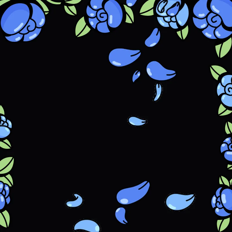 Discord Roses Galore (Blue) Profile Effect 🎁 | Animated | Gift Link | Instant
