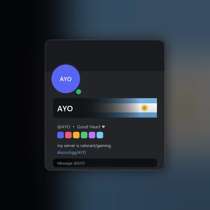 Discord Argentina Nameplate 🎁 | Gift Link | Instant