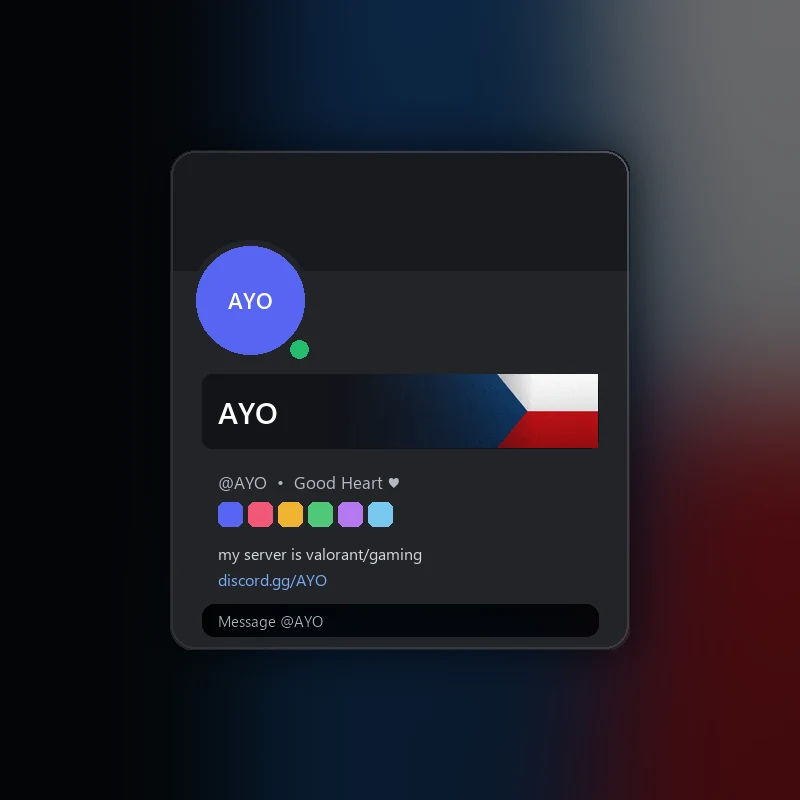 Discord Czechia Nameplate 🎁 | Gift Link | Instant