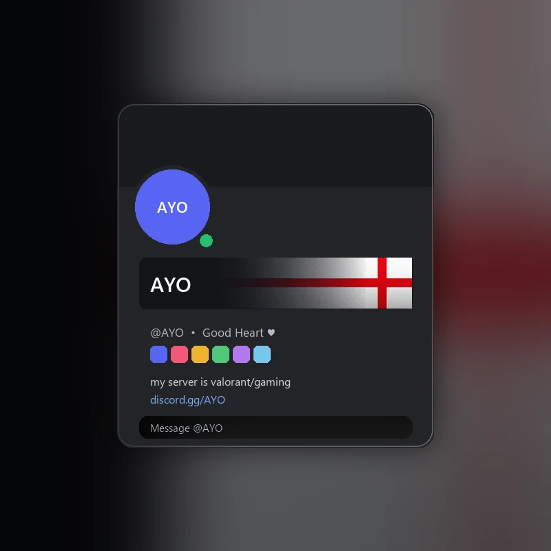 Discord England Nameplate 🎁 | Gift Link | Instant