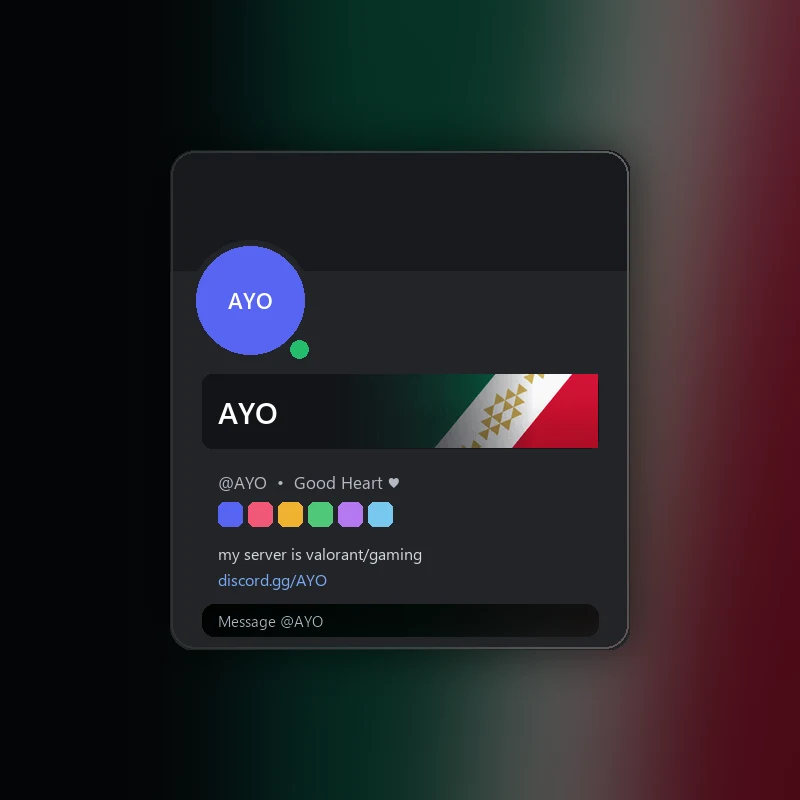 Discord Mexico Nameplate 🎁 | Gift Link | Instant