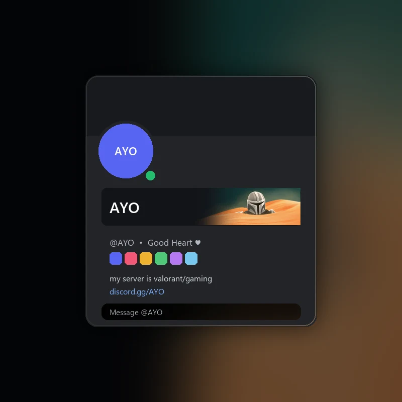 Discord Mando Nameplate 🎁 | Gift Link | Instant