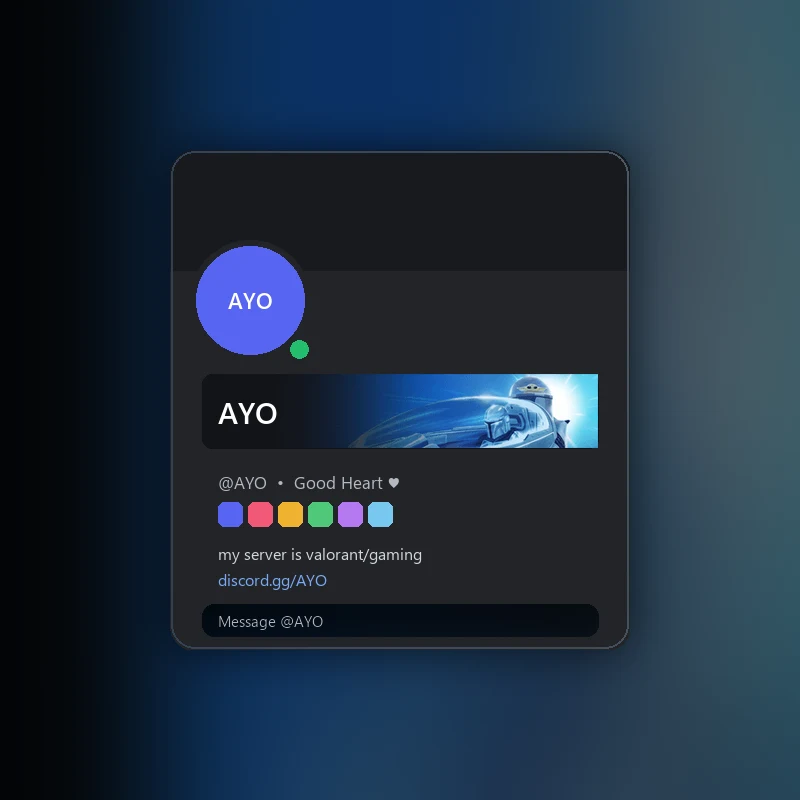 Discord Mando and Grogu Nameplate 🎁 | Gift Link | Instant