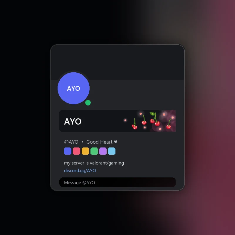 Discord Cherry Surprise Nameplate 🎁 | Gift Link | Instant