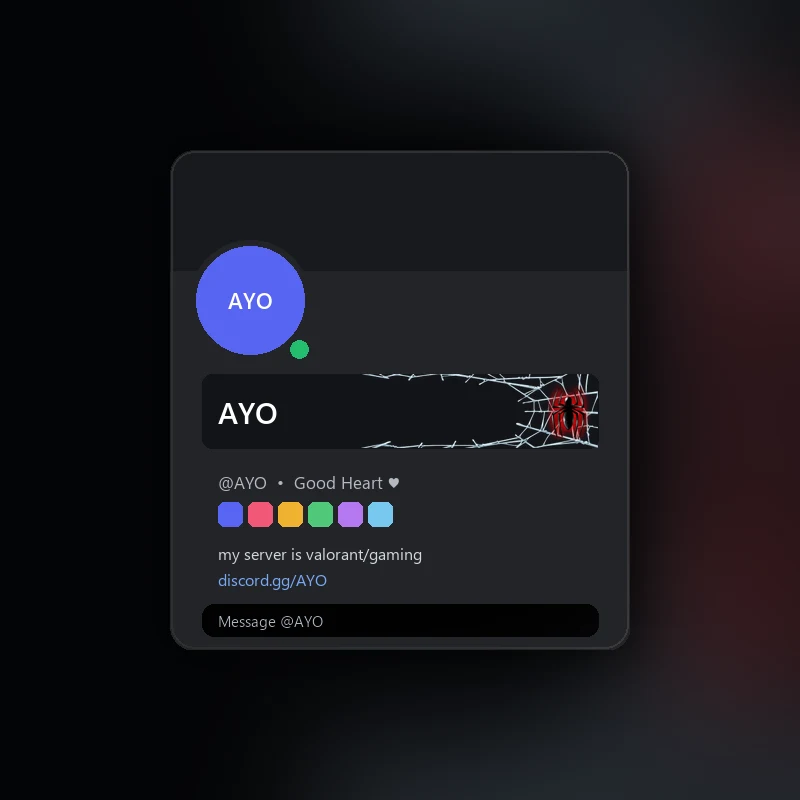 Discord Spider-Man (Logo) Nameplate 🎁 | Gift Link | Instant