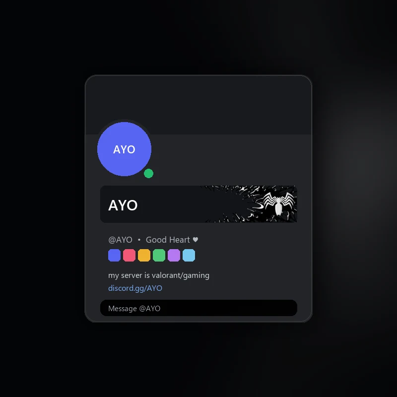 Discord Venom (Logo) Nameplate 🎁 | Gift Link | Instant