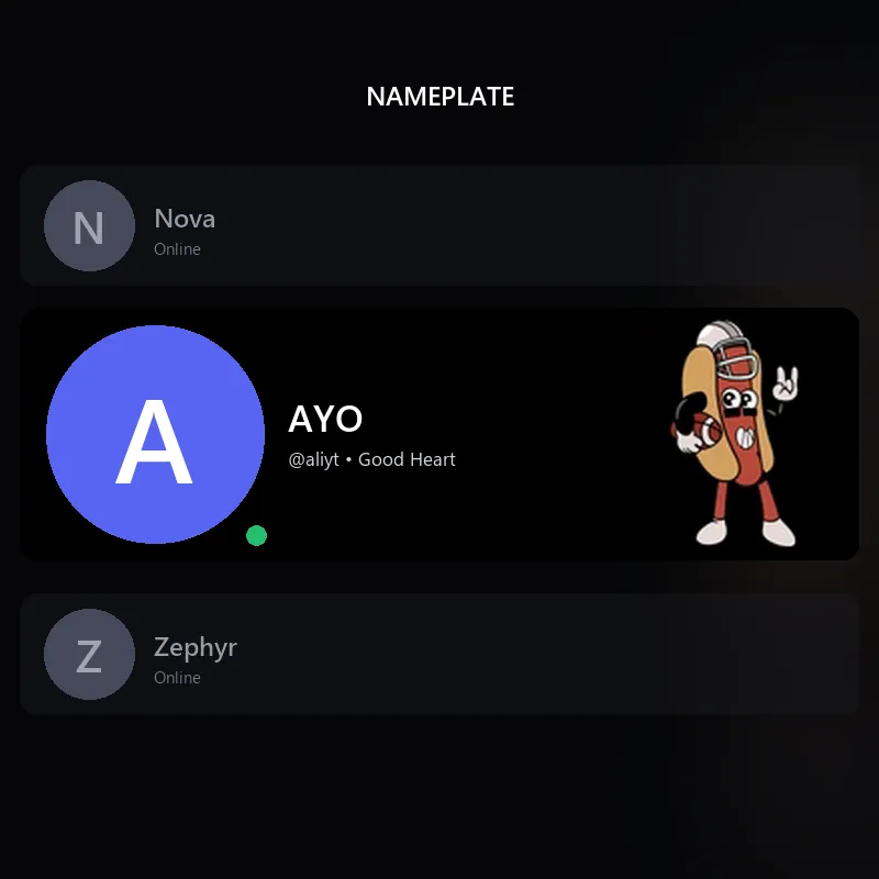 Discord Hot Dog Nameplate 🎁 | Gift Link | Instant