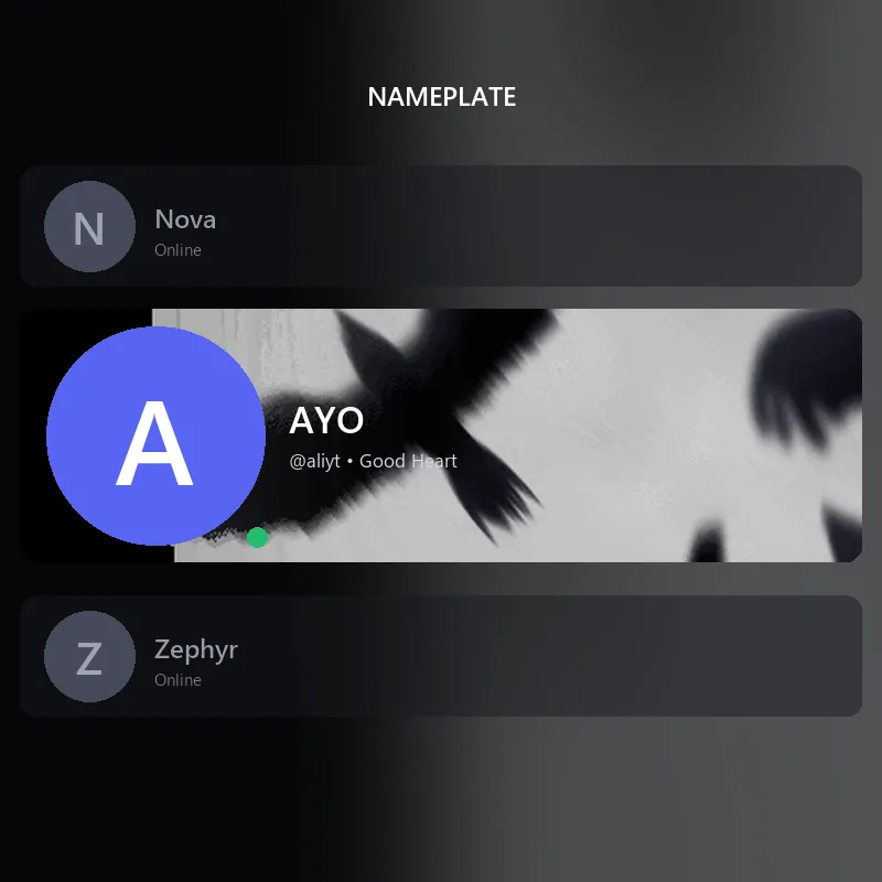 Discord Nevermore Nameplate 🎁 | Gift Link | Instant