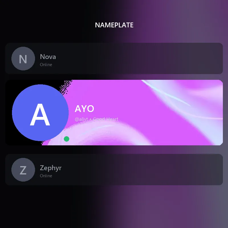 Discord Gemini Nameplate 🎁 | Gift Link | Instant