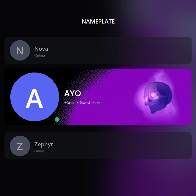 Discord Scorpio Nameplate 🎁 | Gift Link | Instant