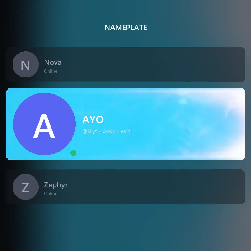 Discord Light Wall (Blue) Nameplate 🎁 | Gift Link | Instant