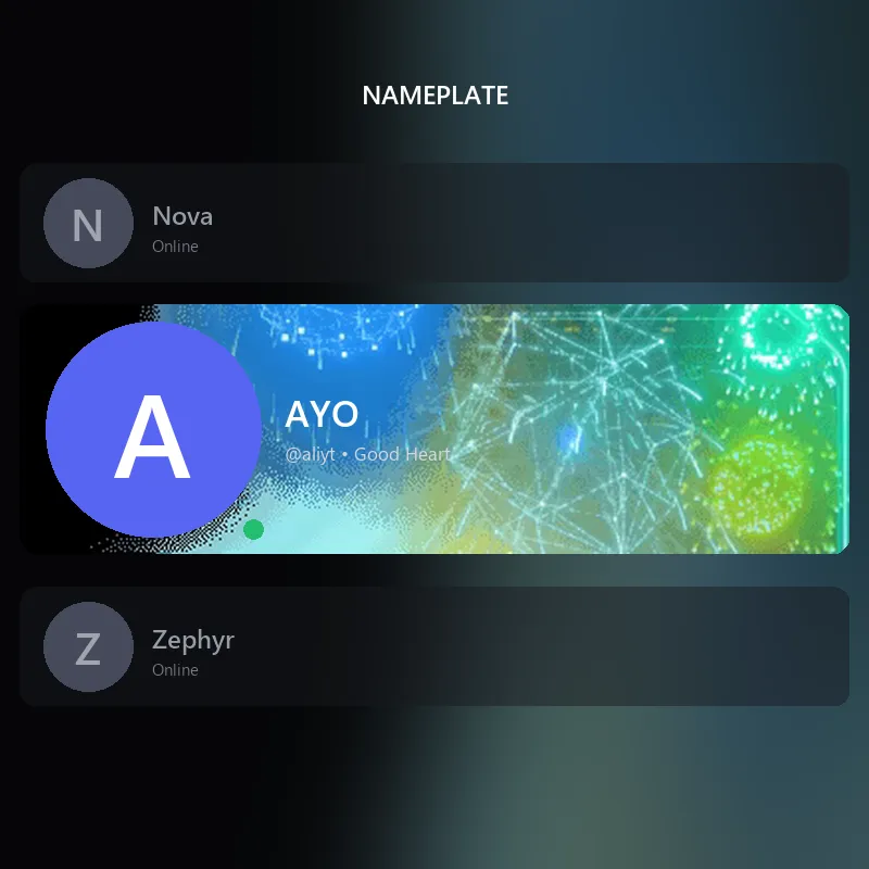 Discord The Grid Fireworks Nameplate 🎁 | Gift Link | Instant
