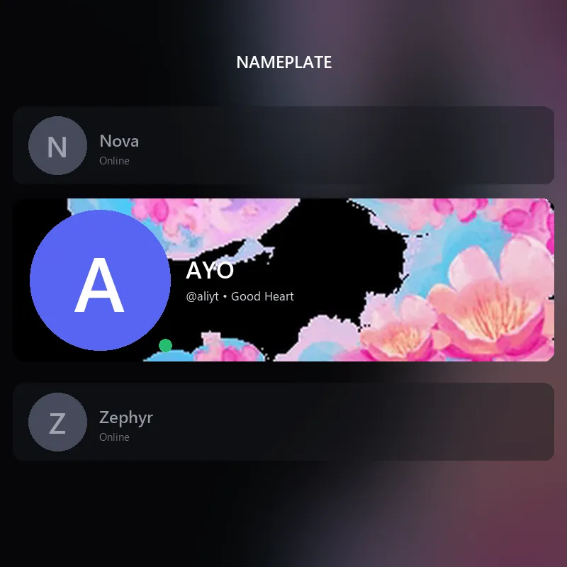 Discord Petal Bloom Nameplate 🎁 | Gift Link | Instant