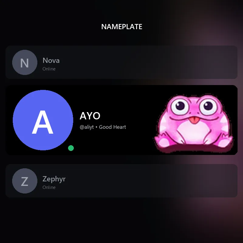 Discord Hoppy Boi's Perch Nameplate 🎁 | Gift Link | Instant